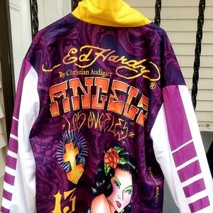 ED HARDY UNISEX JACKET NEW MEDIUM SIZE